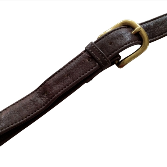 Vintage Fossil Brown Leather Crossbody - Picture 5 of 12